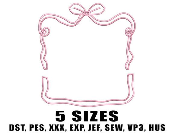 Open Ribbon Frame Embroidery Design Review