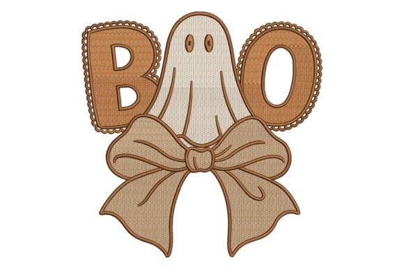 Review: Boo Ghost Bow Embroidery for Holiday Shops