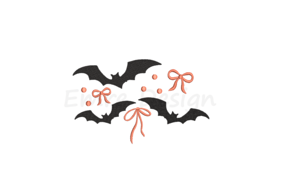 Review: Coquette Halloween Bats Embroidery for Merch