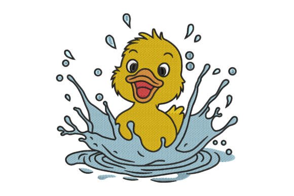 Review: Cute Duck Splashing Embroidery for Gifts
