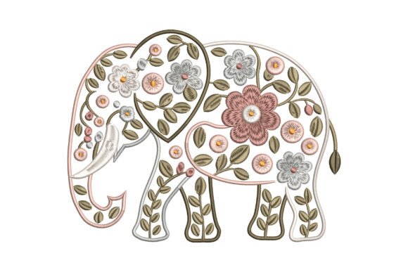 Review: Floral Elephant Embroidery for Handmade Gifts