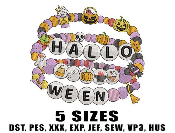 Review: Halloween Bracelet Embroidery Design