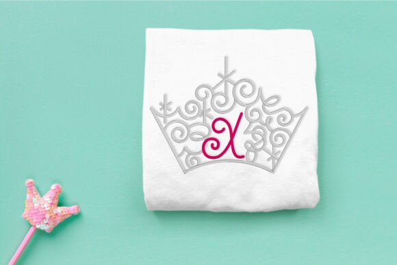 Review: Magical Tiara with Letter X Embroidery Design