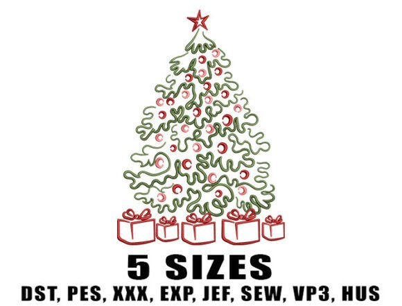 Review: Winter Tree Embroidery Design for Gifts