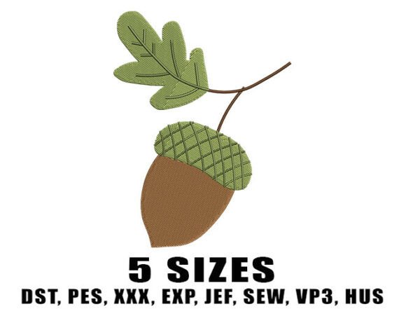 Reviewing Acorn Autumn Embroidery Designs for Gifts
