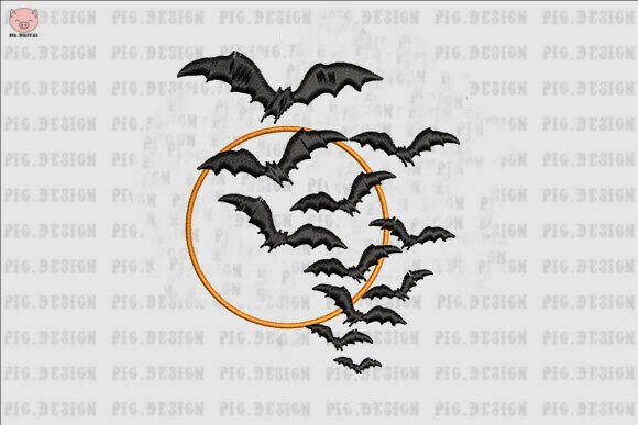 Reviewing Bat Halloween Embroidery for Boutique Sweatshirts