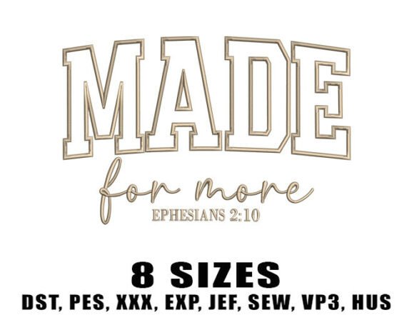 Reviewing Made for More Embroidery Design for Boutique Sweatshirts