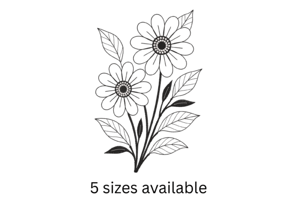 Reviewing the Daisy Outline Embroidery Design